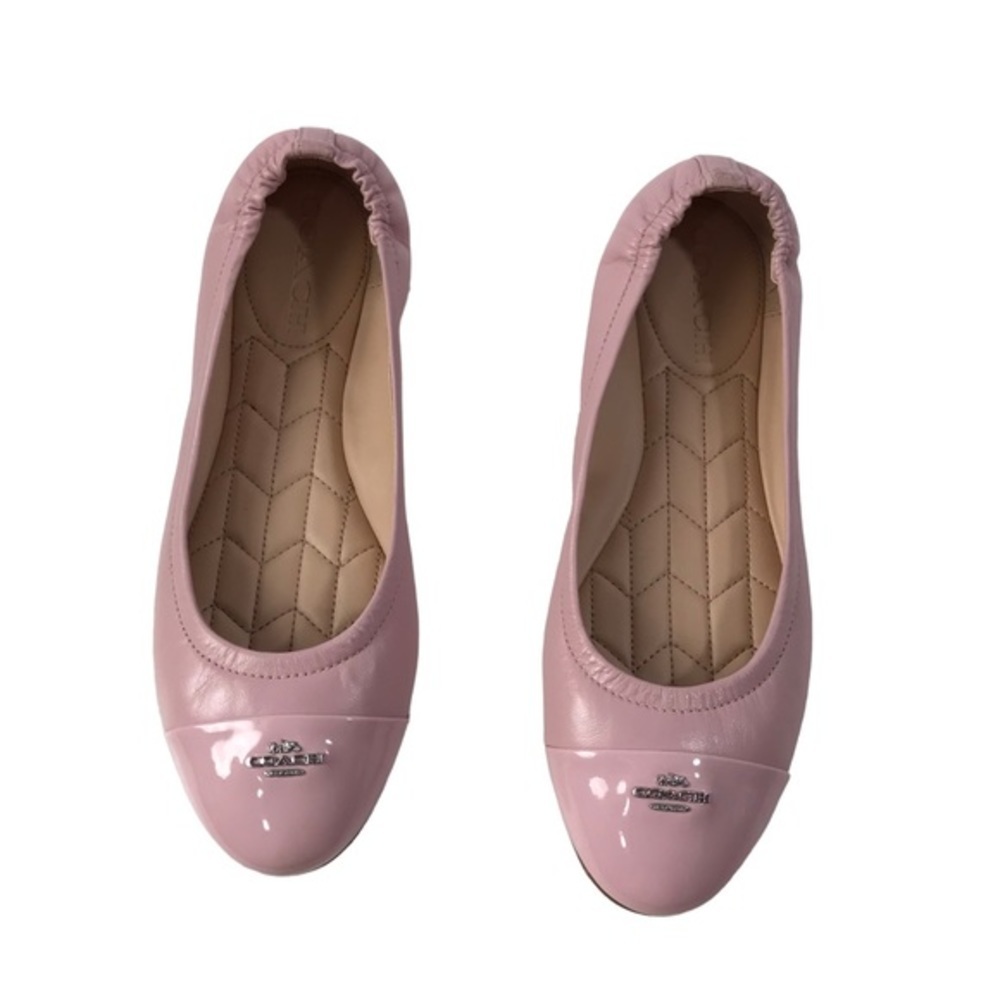 Coach Bonnie Leather Flat Ballet shoes size 7.5 B